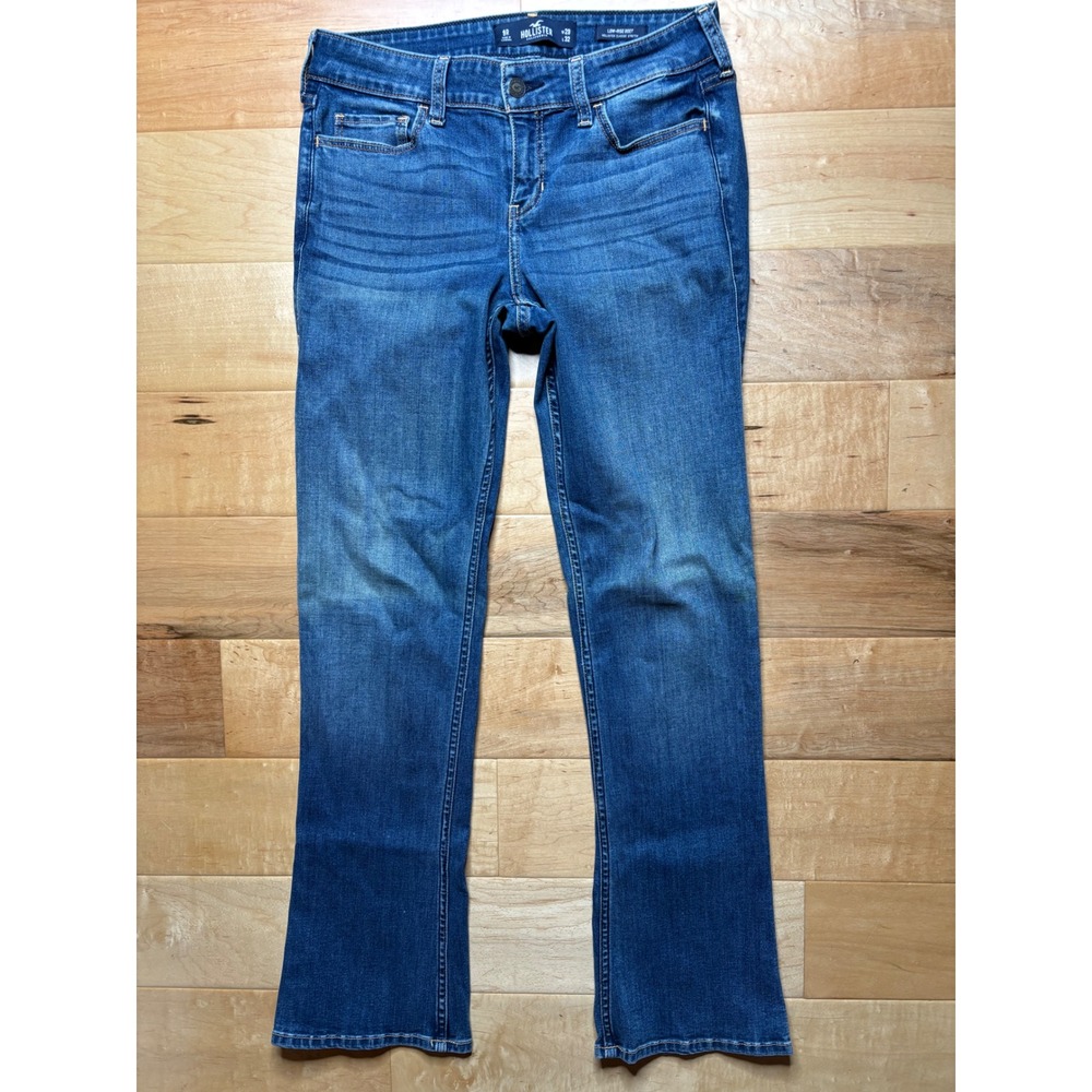 Hollister Bootcut Jeans Womens 9R Blue Low‎ Rise Classic Stretch W30 L30